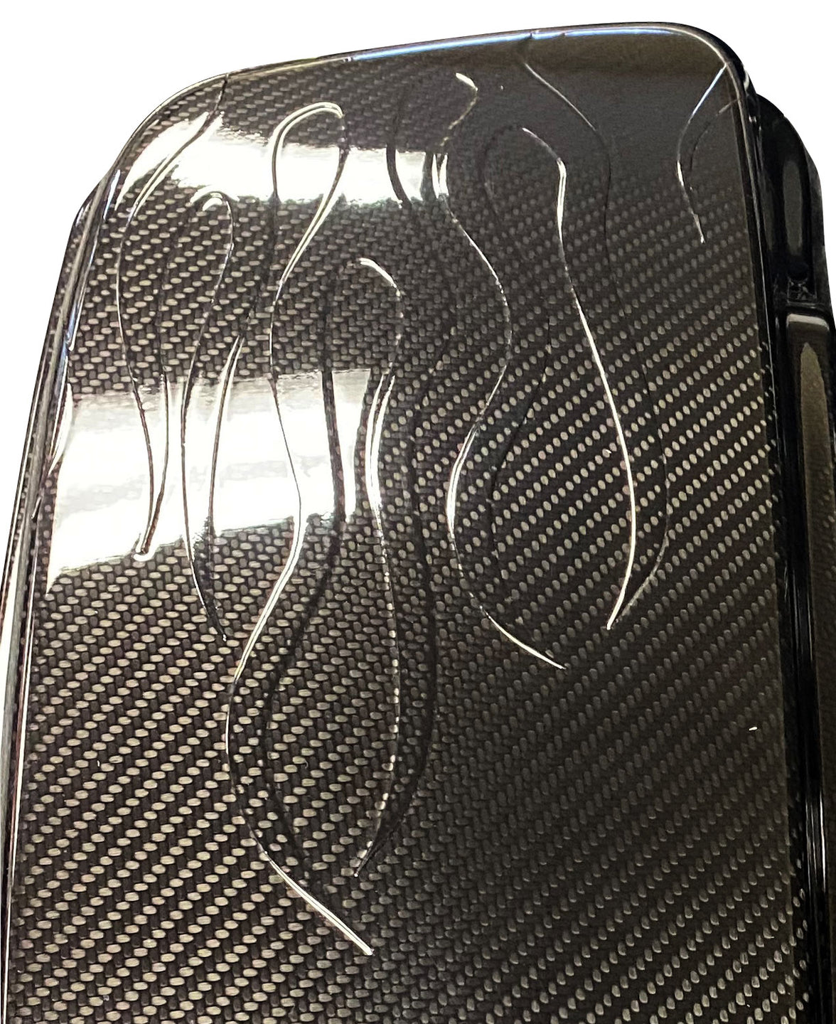 2009-2023 Touring Models Flame Saddle Bag Lids