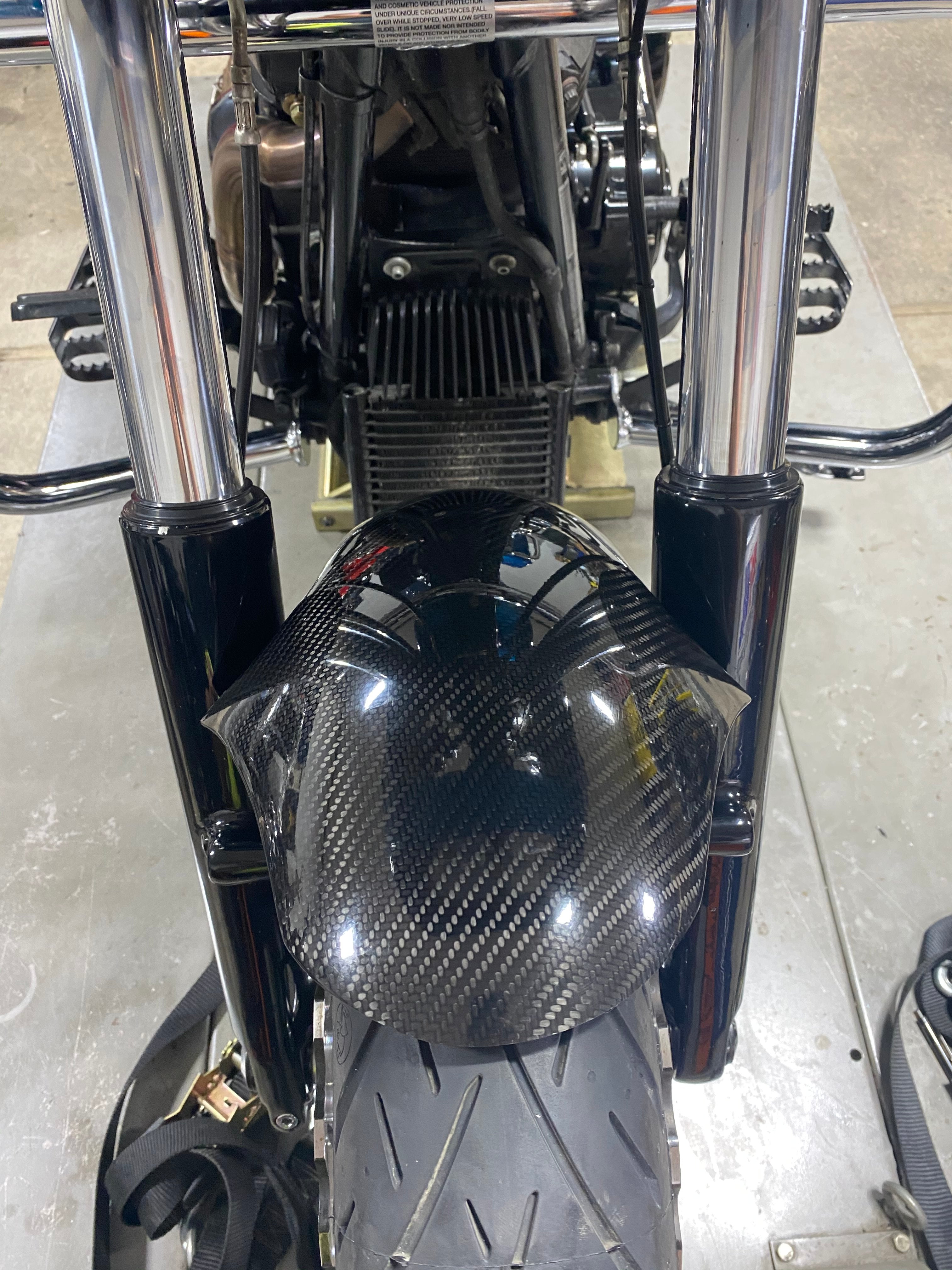 2009-2024 Touring Models RACE WEIGHT Sport Front Fender for 17˝ & 19˝ Tires