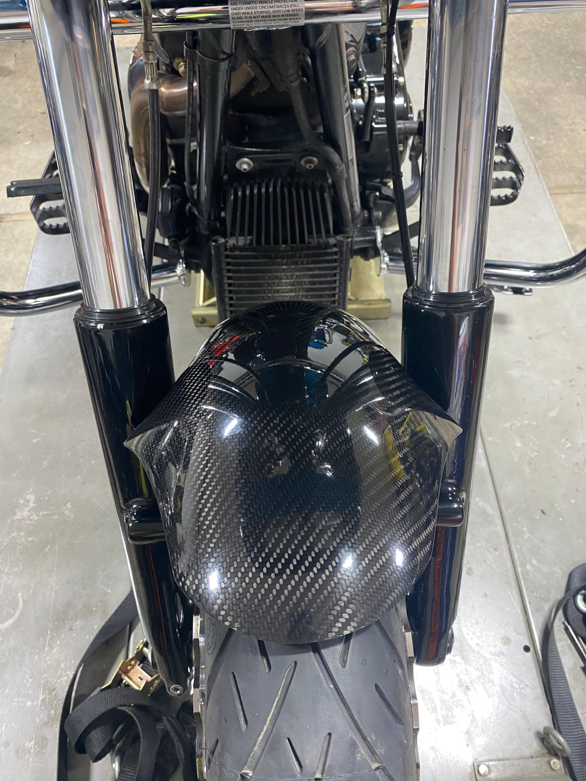 2009-2024 Touring Models RACE WEIGHT Sport Front Fender for 17˝ & 19˝ Tires