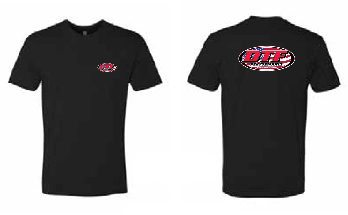 DTF Logo T-shirt, Short Sleeve, Black | DTF Performance